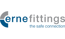 Das Logo von Erne Armaturen steht für die sichere Verbindung.