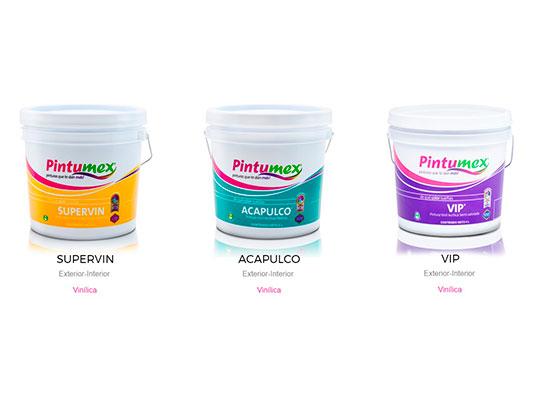 PINTURAS PINTUMEX VOLCANES - pintura en cubeta de 19lt.