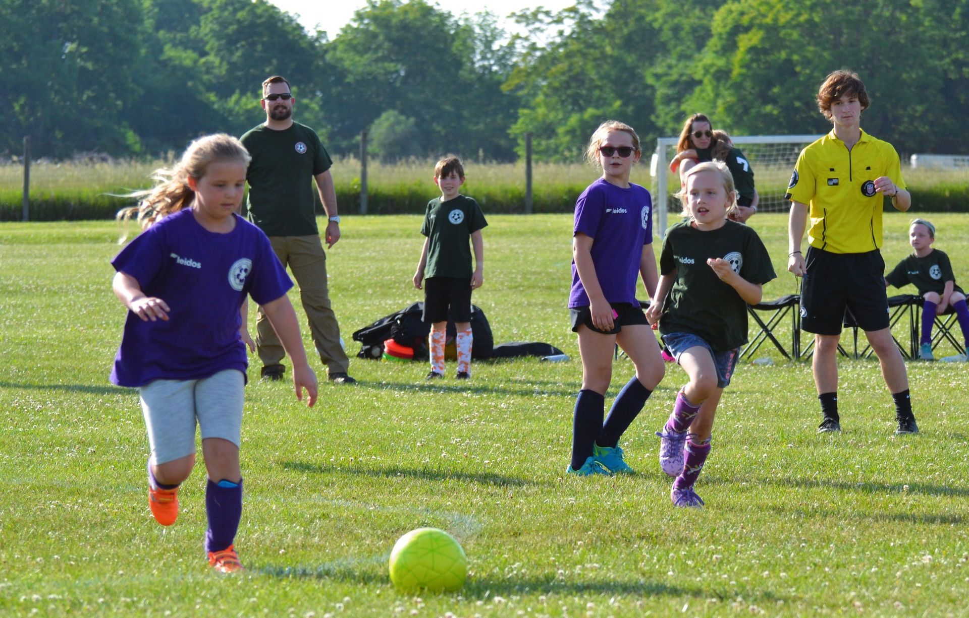 CCSL female player playing soccer
