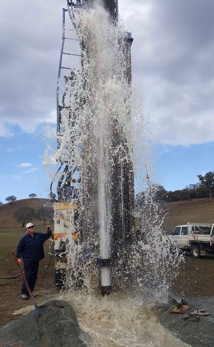 Water Boring with Man — Bore Drilling in Mudgee, NSW