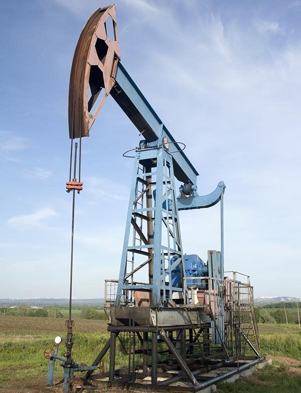 Oil Pump Jack on a Field — Water Boring in Dubbo, NSW