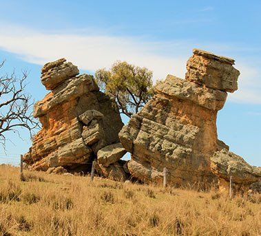 Unusual Rock Piles on Road to Dubbo — Bore Drilling in Dubbo, NSW