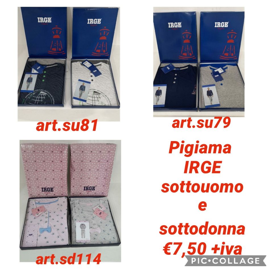 ampia scelta di pigiami