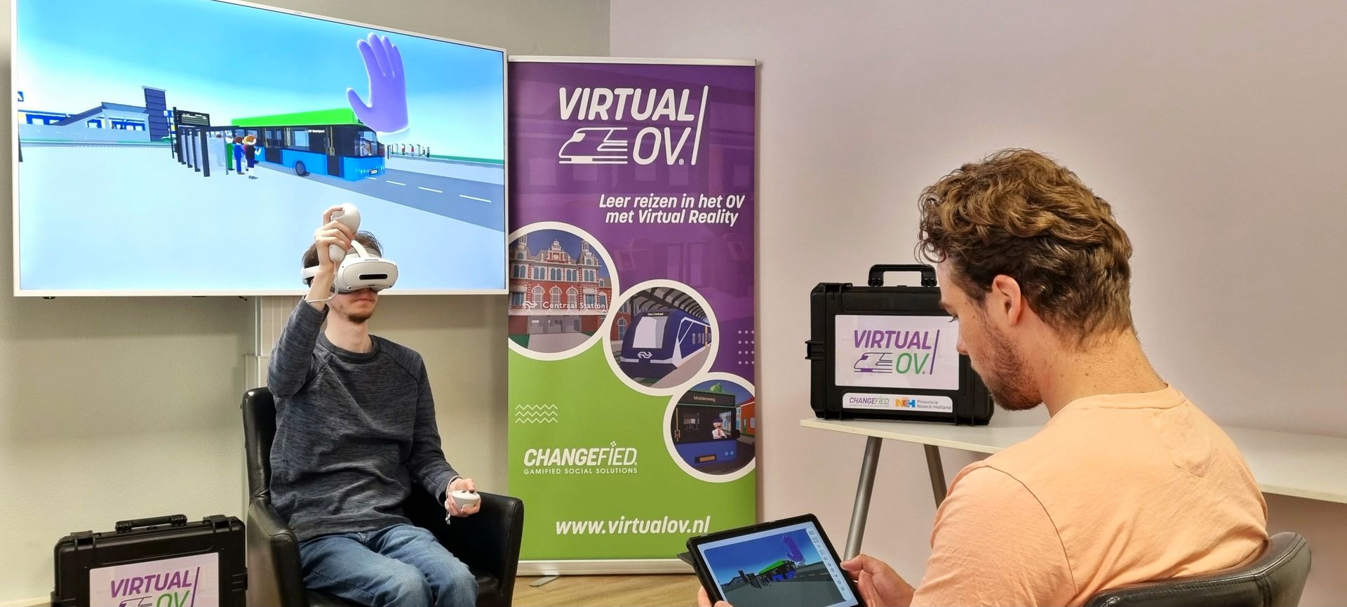 Provincie Noord Holland en Changefied bieden Virtual OV voor het Speciaal Onderwijs