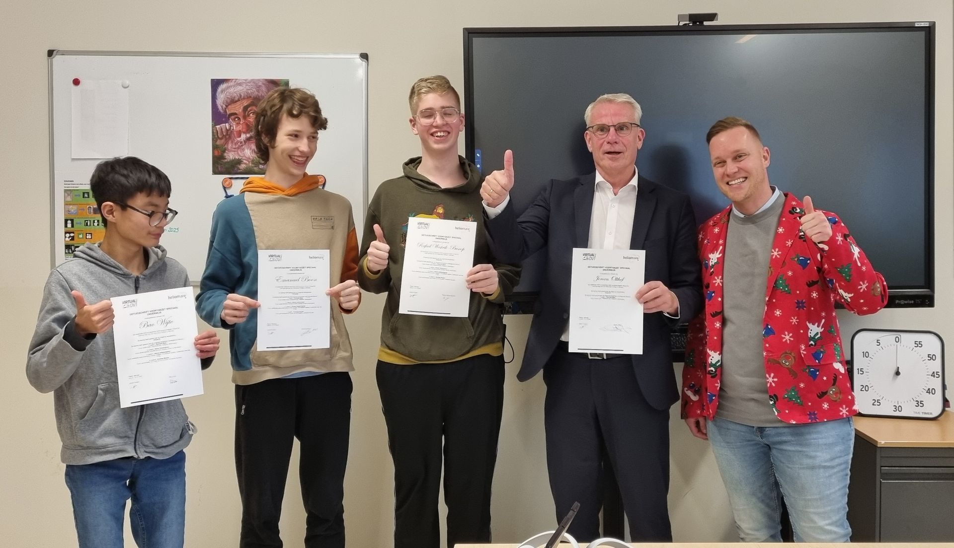 Deelnemers ontvangen Virtu