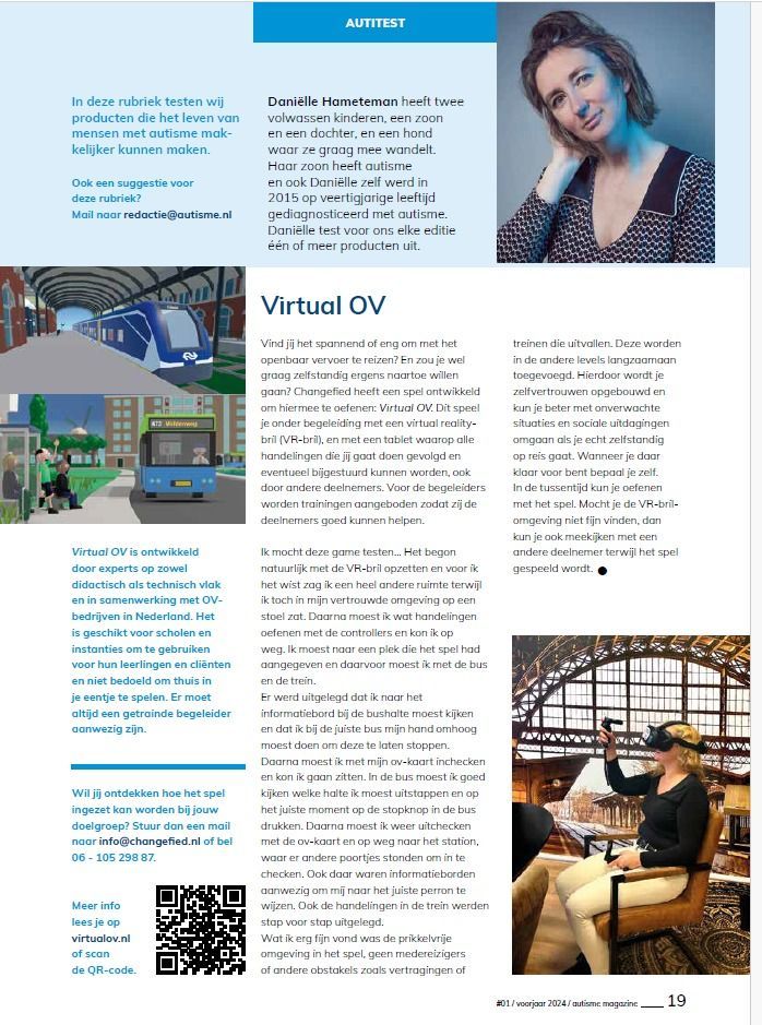 Virtual OV in NVA Magazine