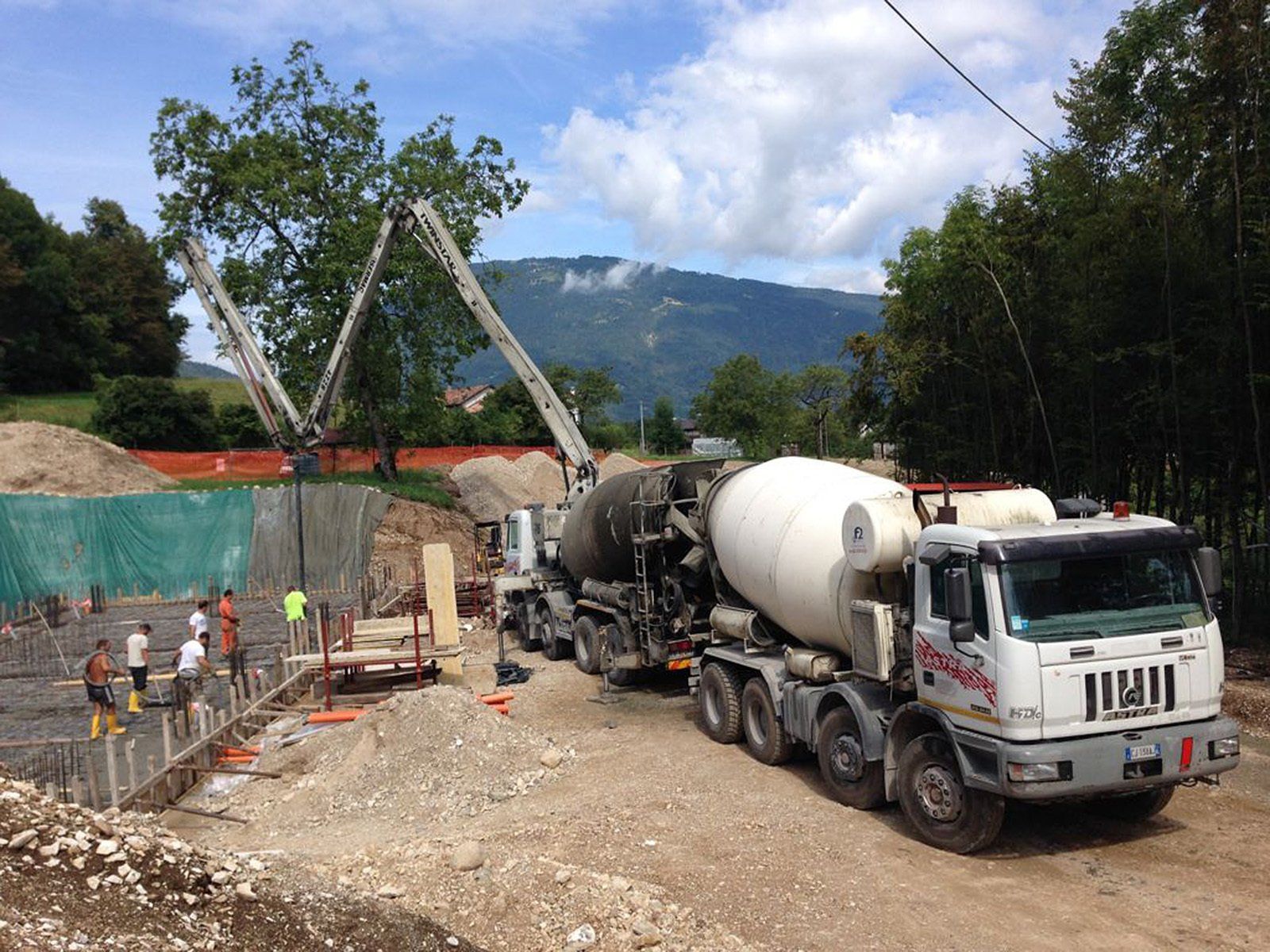 Impianto di calcestruzzo