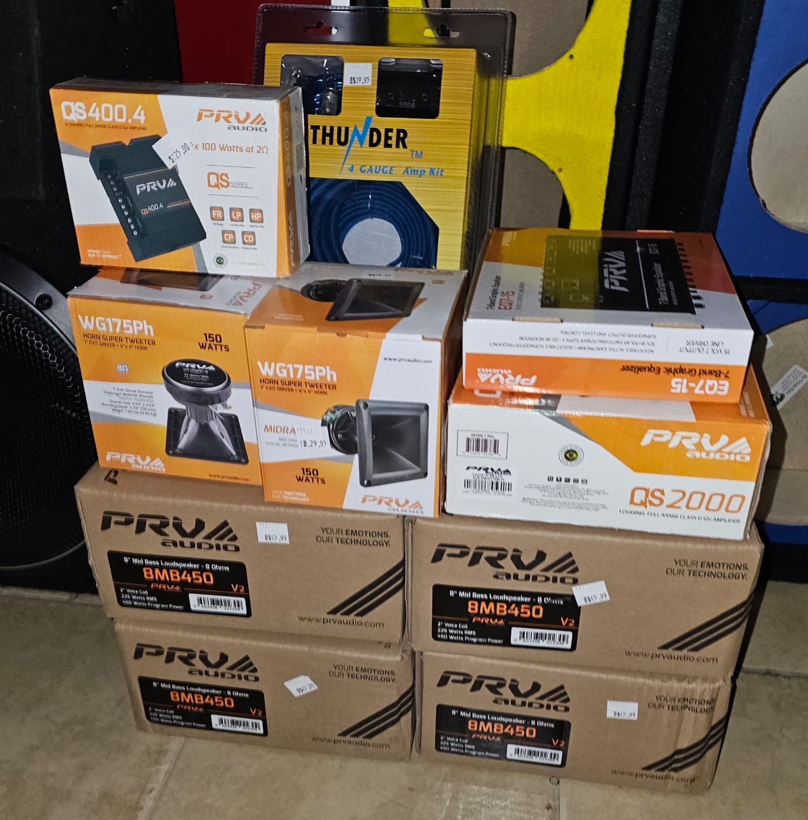 Audio equipments - Springfield, MA - M&J Illumination Sound Center LLC