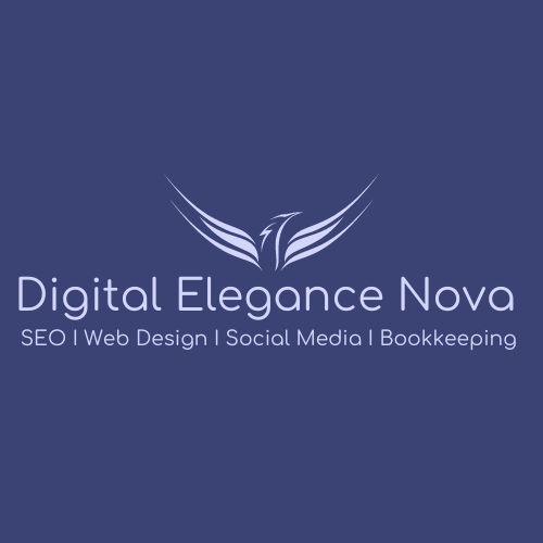 A logo for a company called digital elegance nova