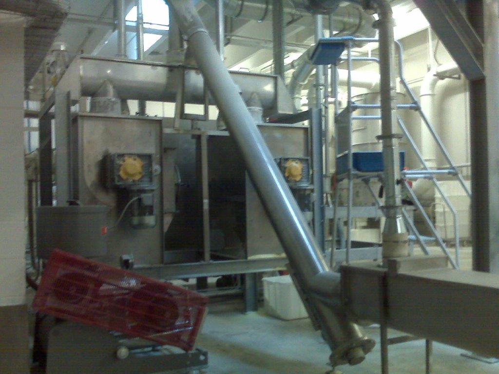 Impianto miscelazione farine INOX