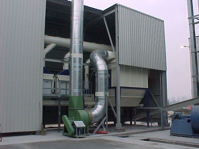 impianto pulitura lolla riso