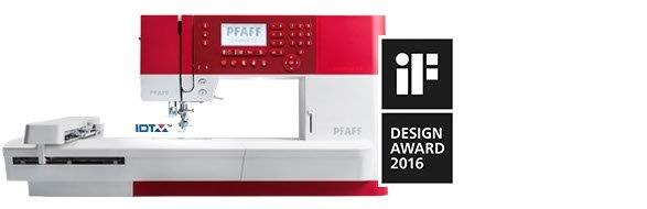 macchina da cucire rossa Pfaff