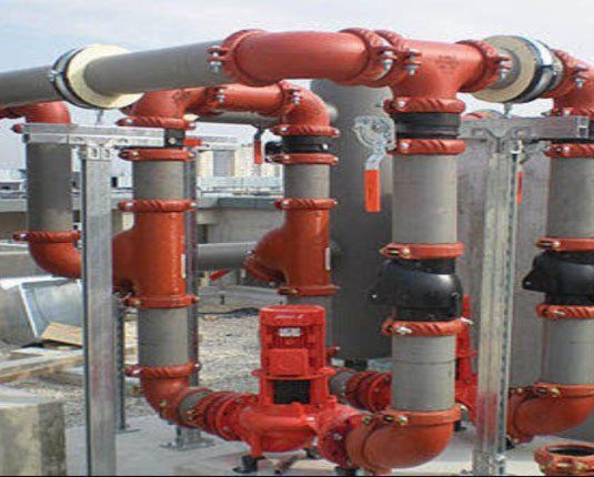 Red and grey pipes — Little Rock, AR — BM Mechanical Corp. Inc.