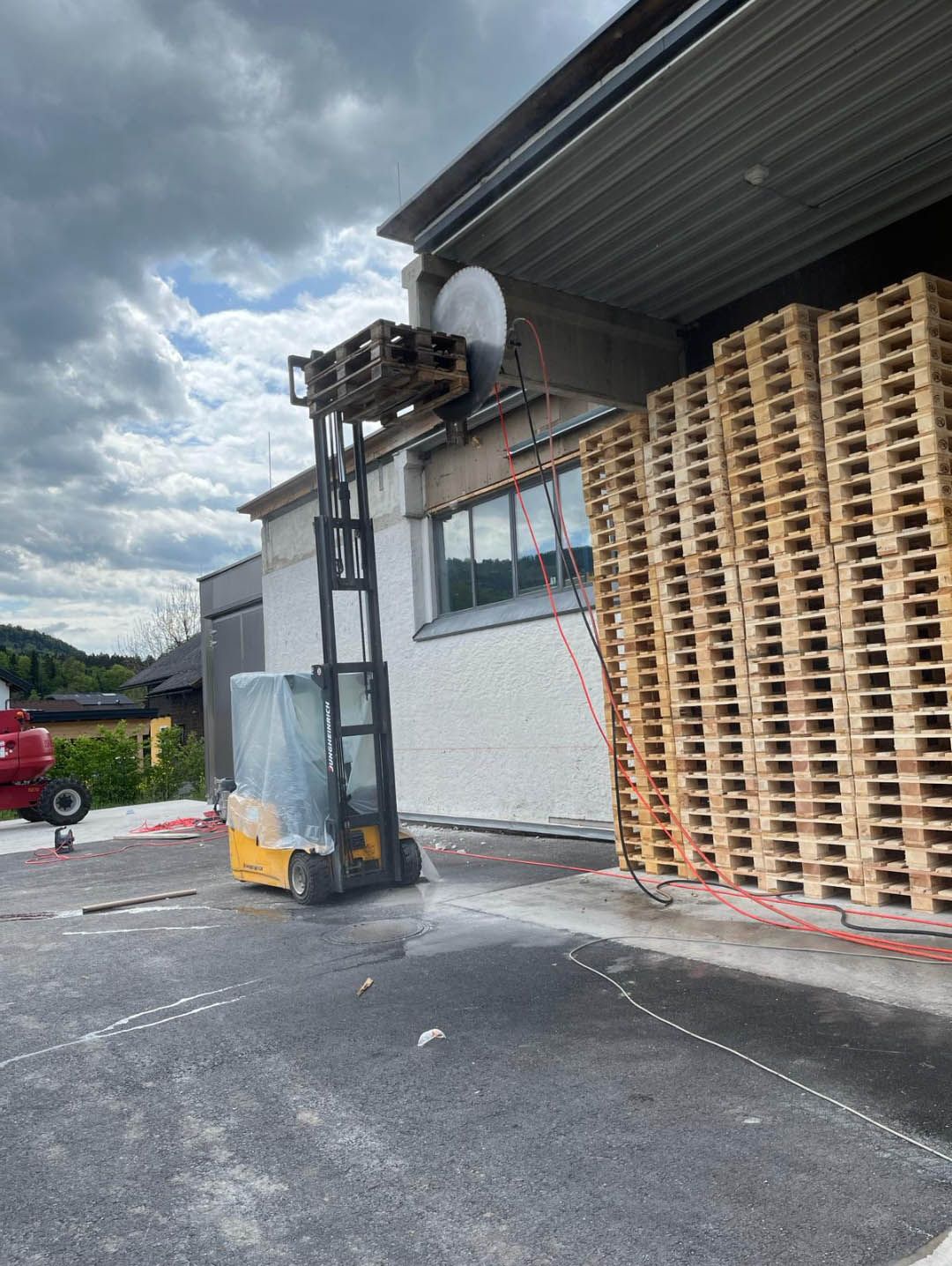 Paletten Staplerfahrer