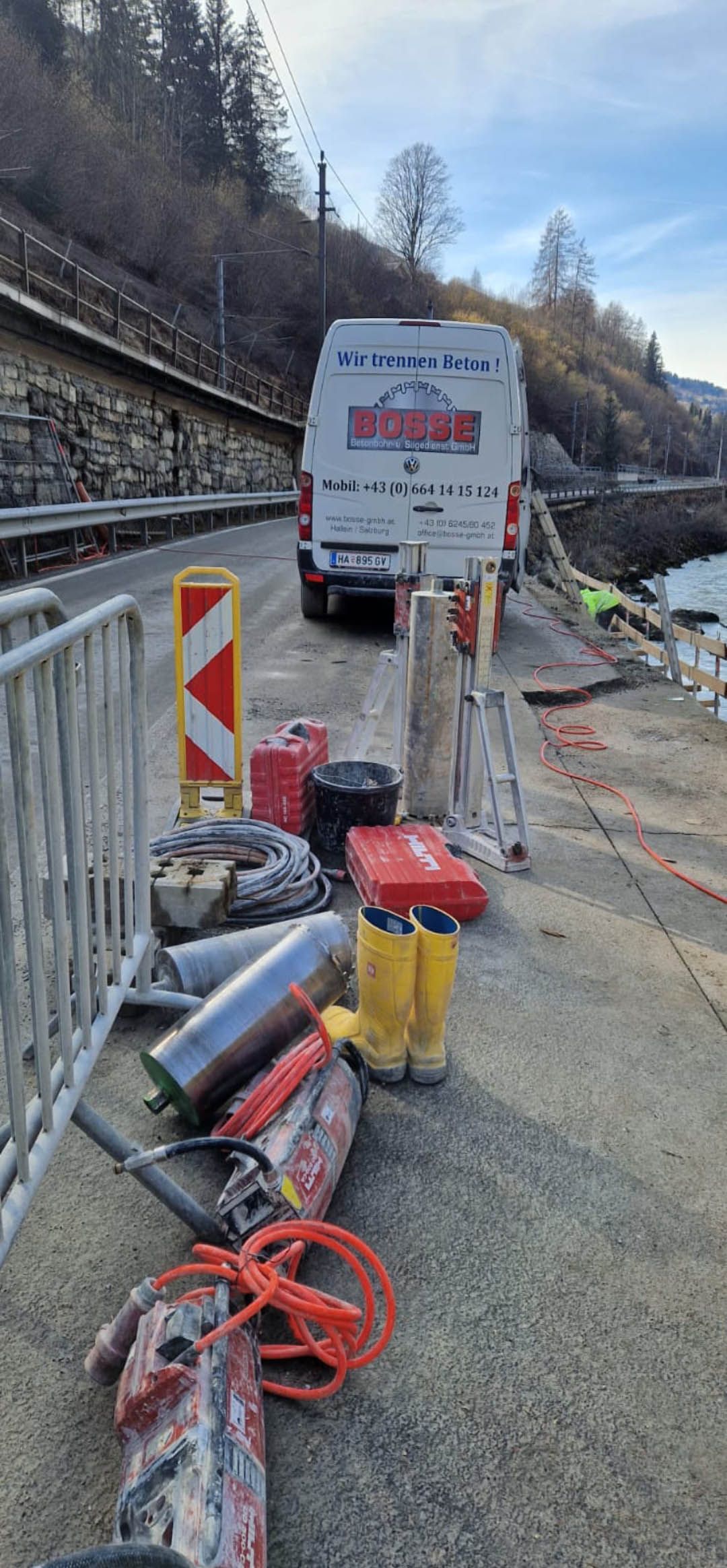 Baustelle Wandsägen