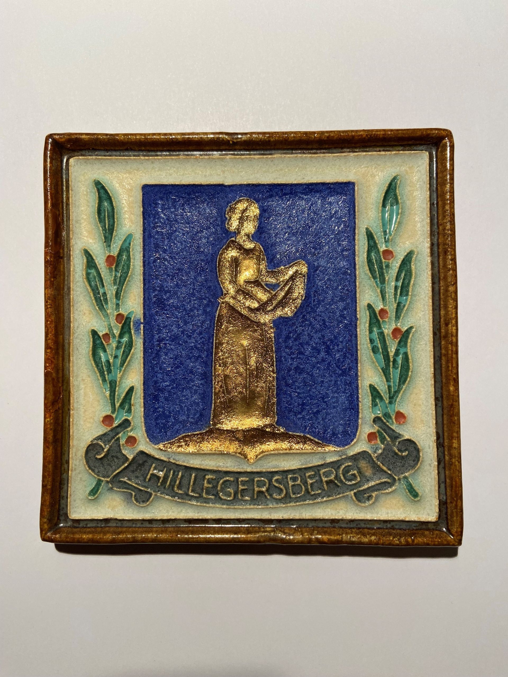 Porceleyne Fles Cloisonne wapentegel Hillegersberg