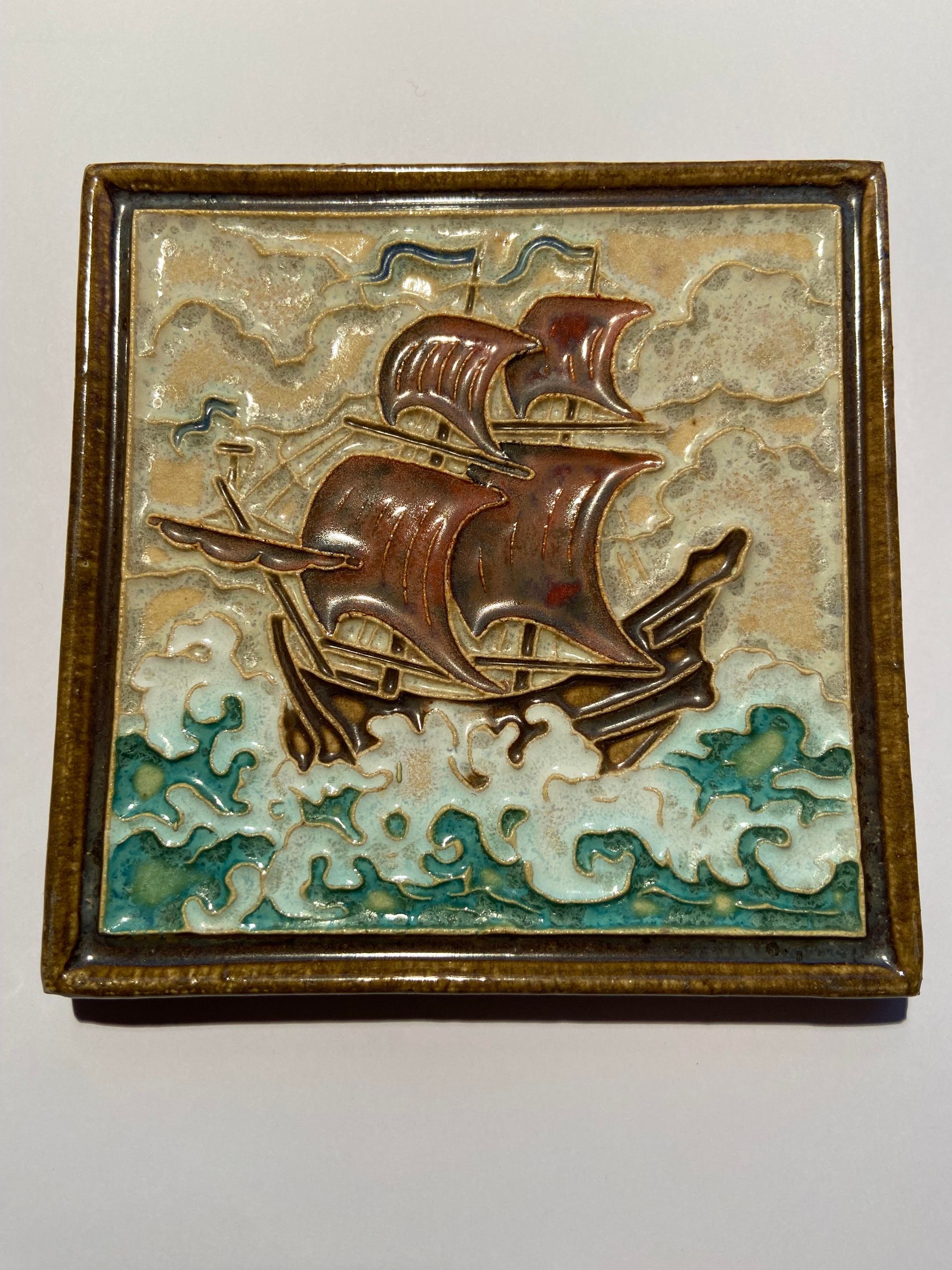 Porceleyne Fles Delft Cloisonne tile