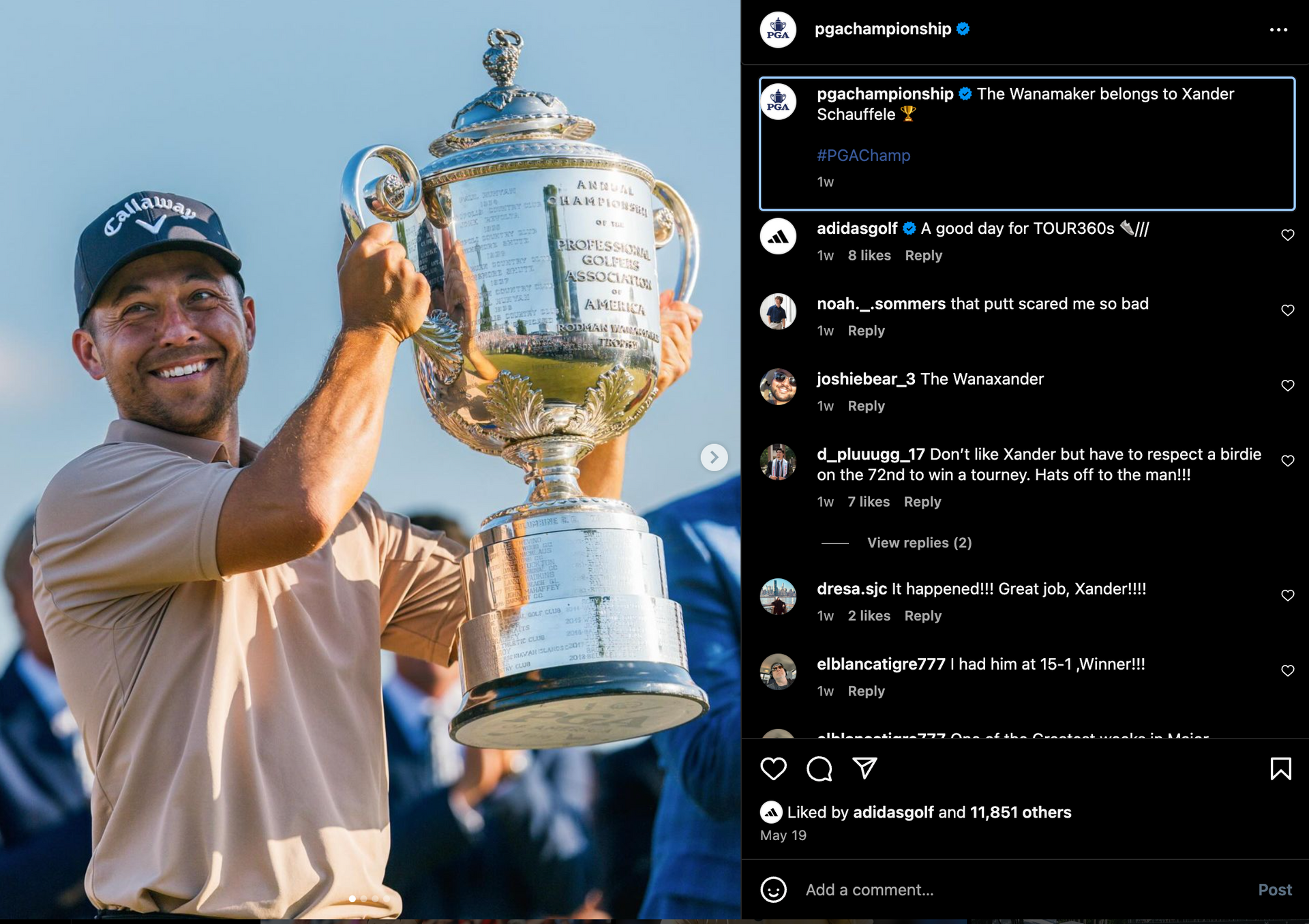 xander schauffele pga championship