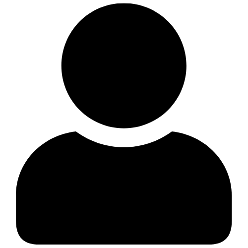 It is a silhouette of a person without a face.