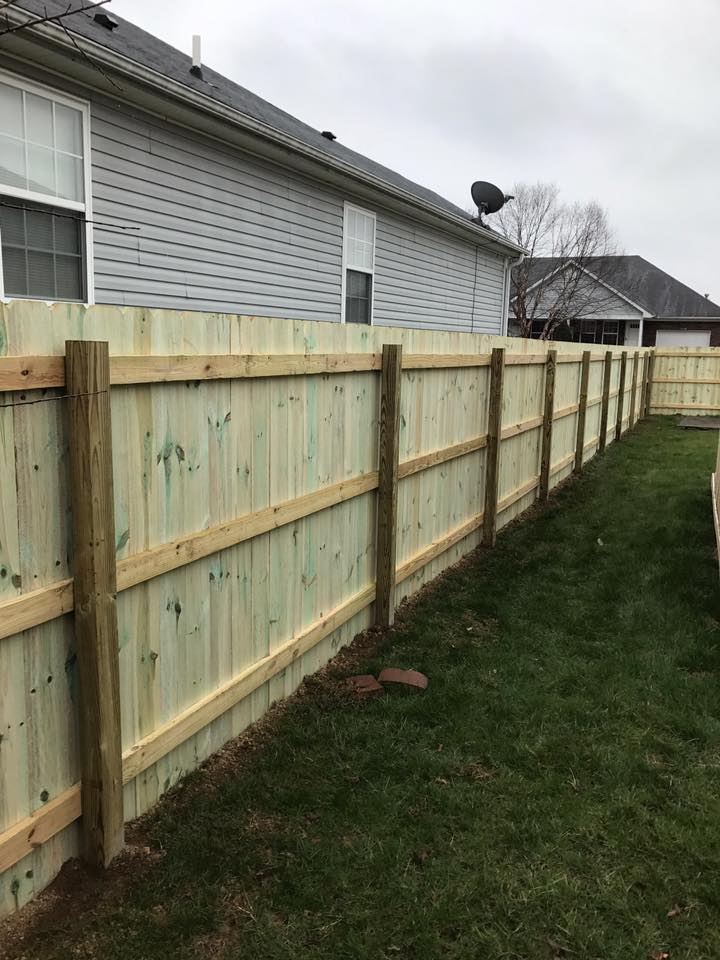Housing Wooden Fence — Fairdale, KY — Jones & Scott Fence Inc