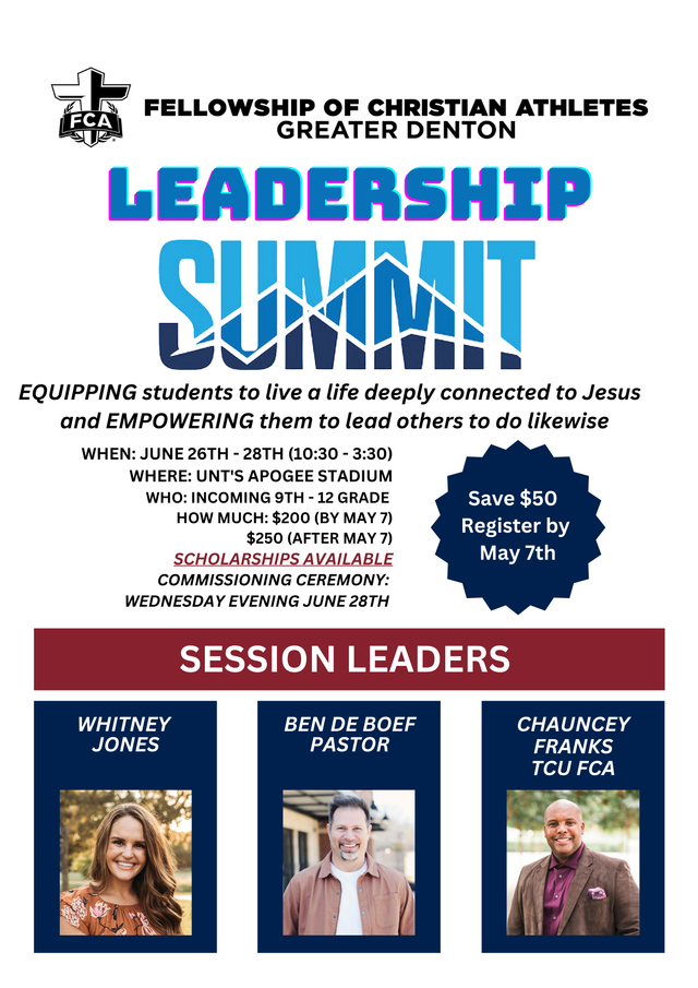 Fellowship of Christian Athletes Sports Leadership Camp - Dallas