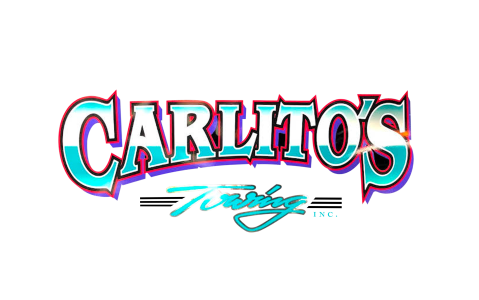 A logo for carlito 's mexican restaurant on a white background.