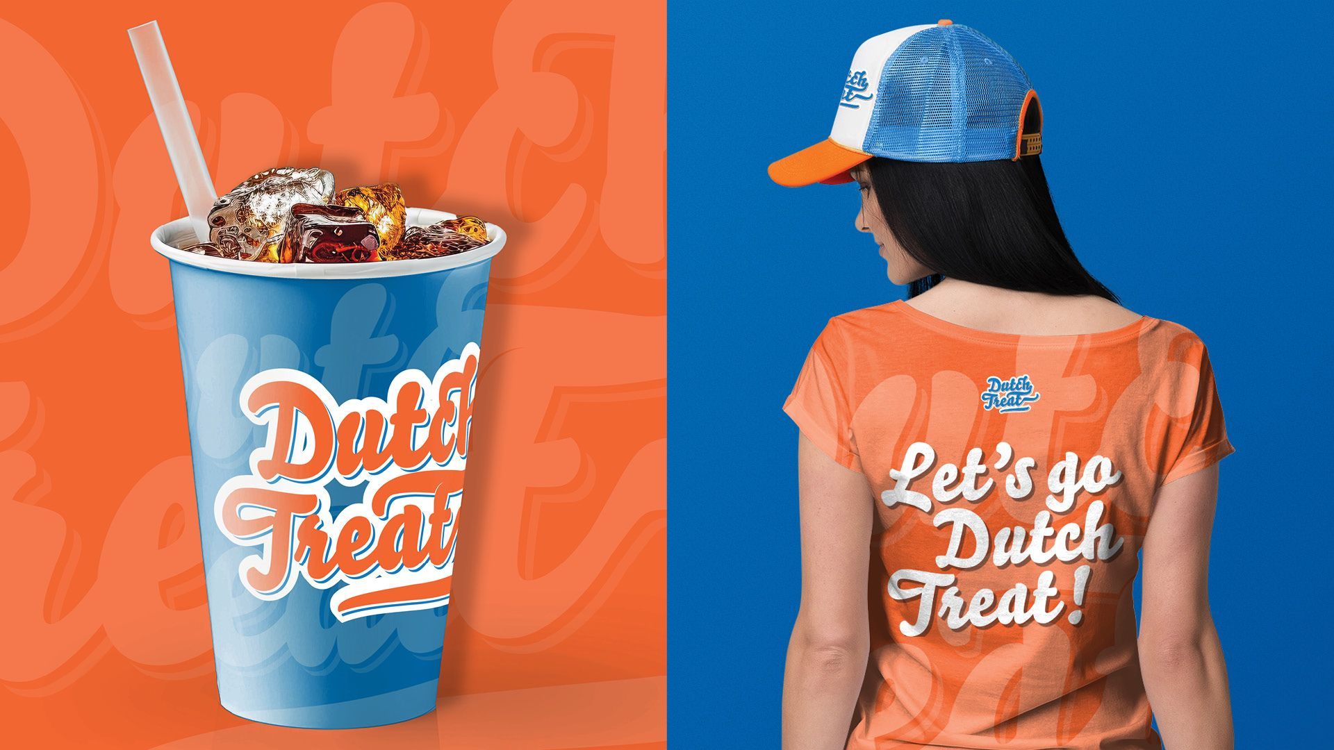 Dutch Treat soda cup and t-shirt