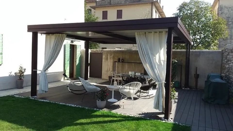 pergola in metallo