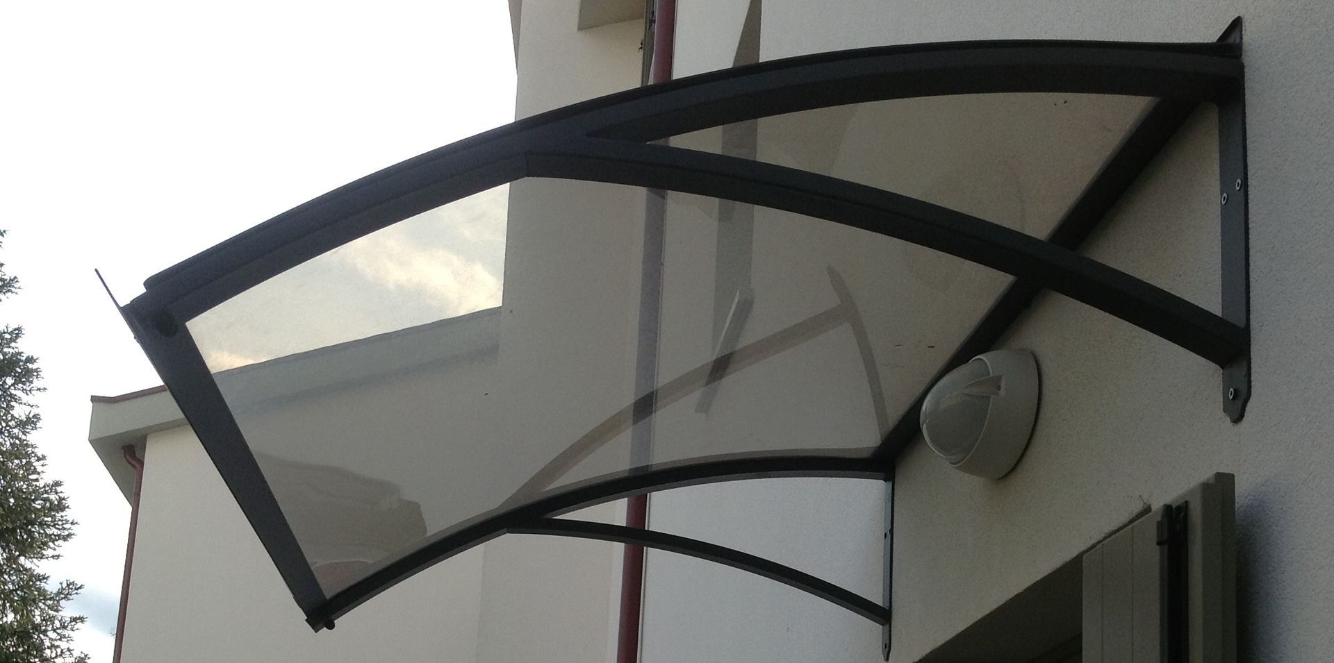 pensilina in vetro DM SERRAMENTI