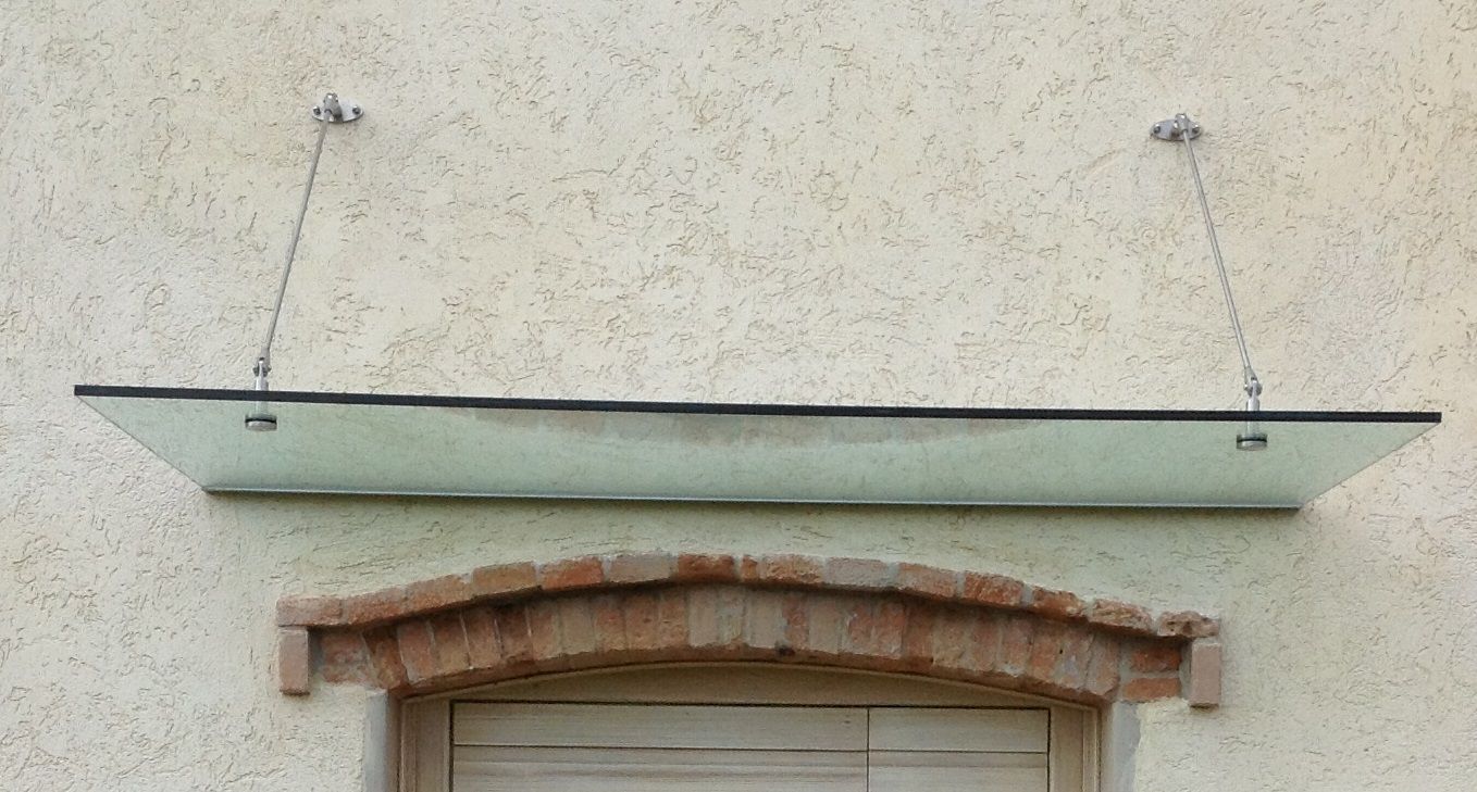 pensilina in vetro DM SERRAMENTI