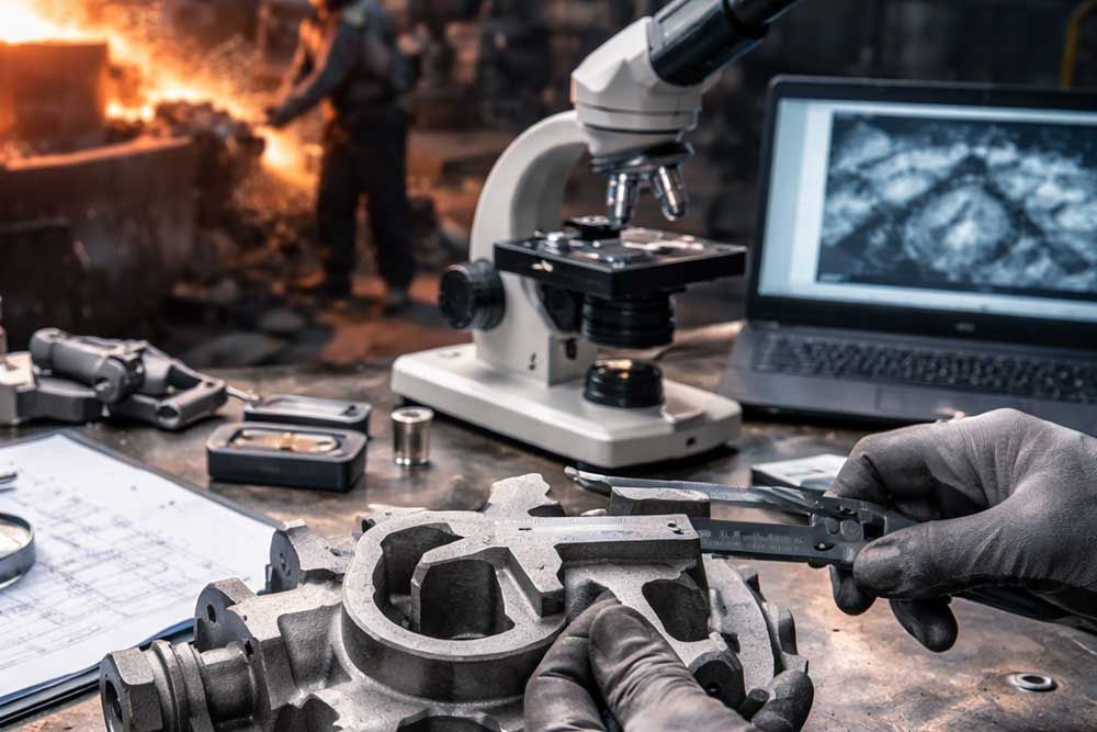 controllo qualità getti di ghisa