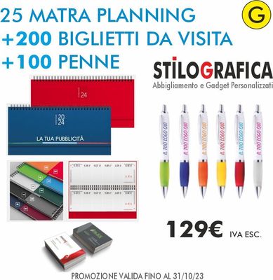 OFFERTA 100 slim + 100 Penne personalizzate + 50 Penne OMAGGIO