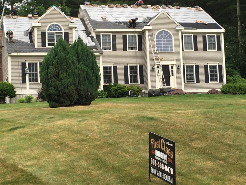 First Class Roofing Mashpee — Walpole, MA — First Class Roofing & Construction