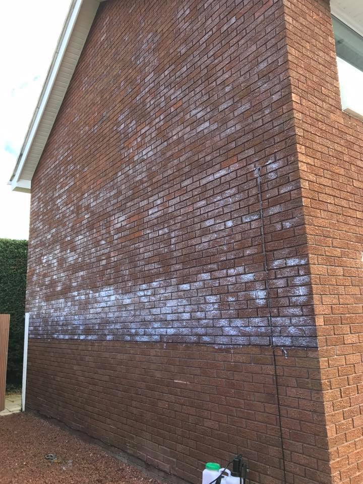 stormdry protection applied to side of a house