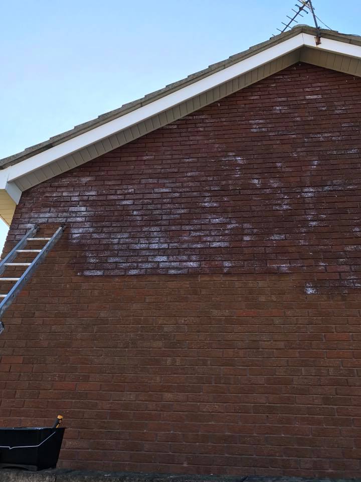 stormdry protection applied to side of house
