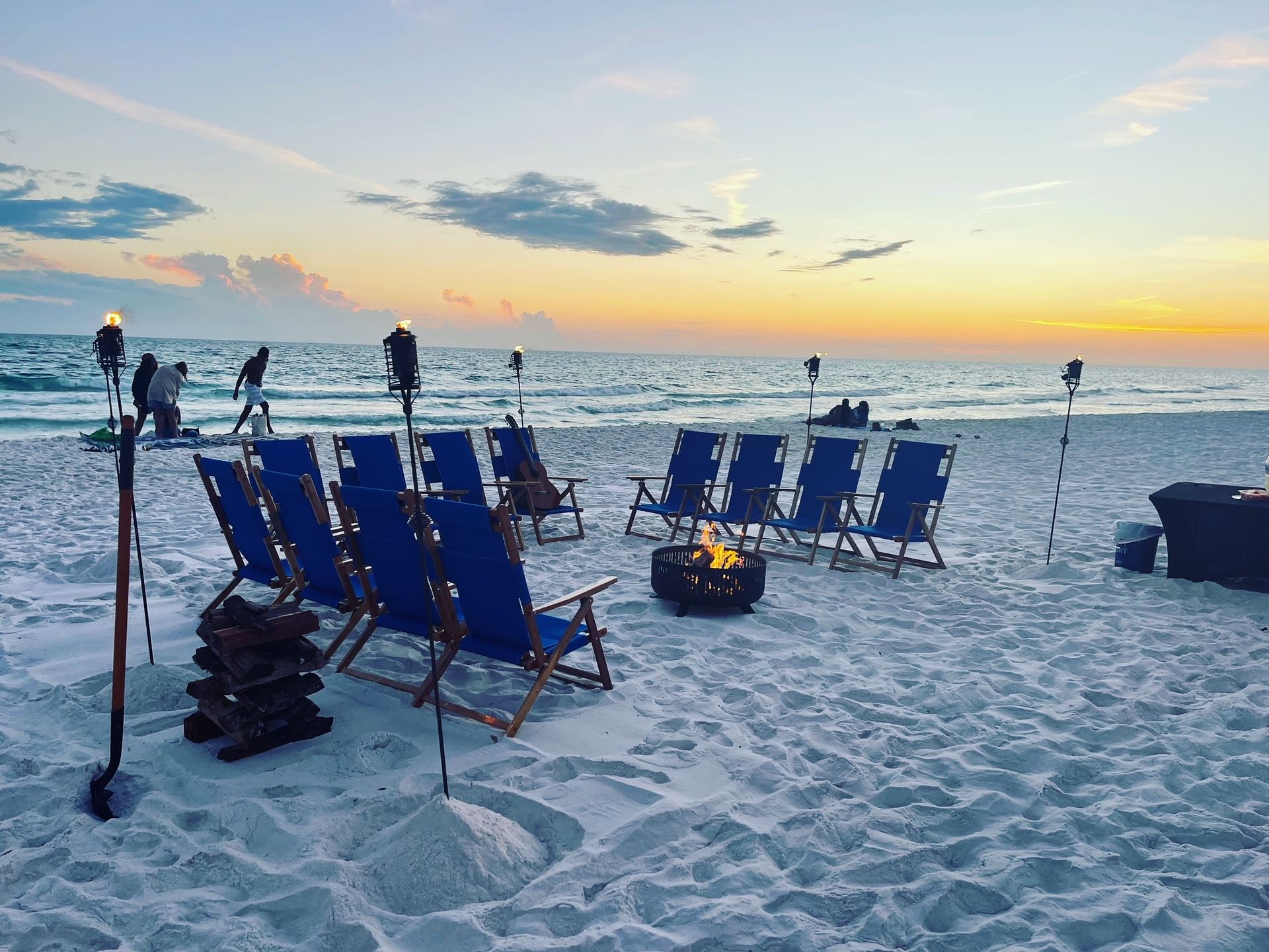 Destin Beach Bonfires