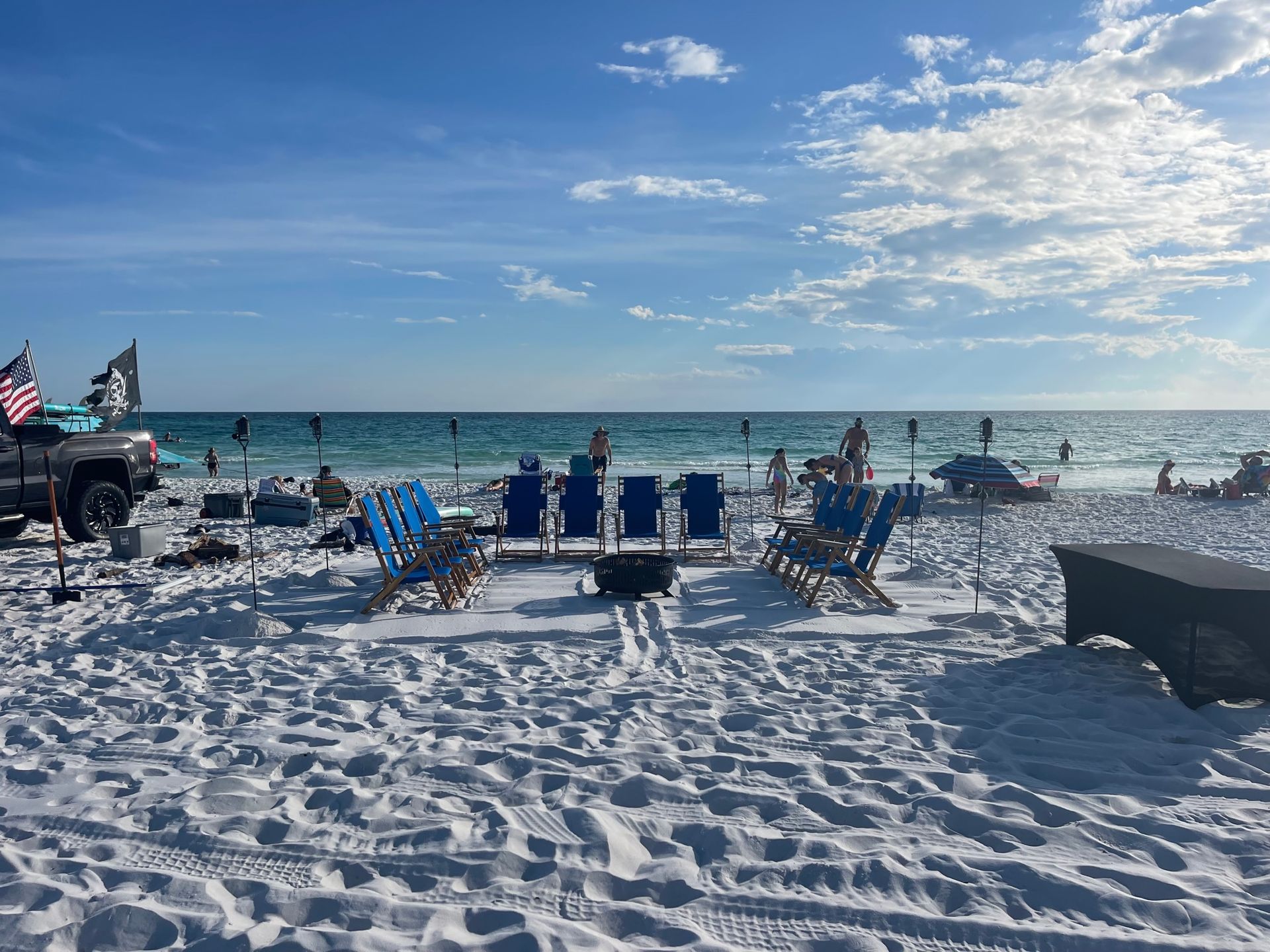 Destin Beach Bonfires