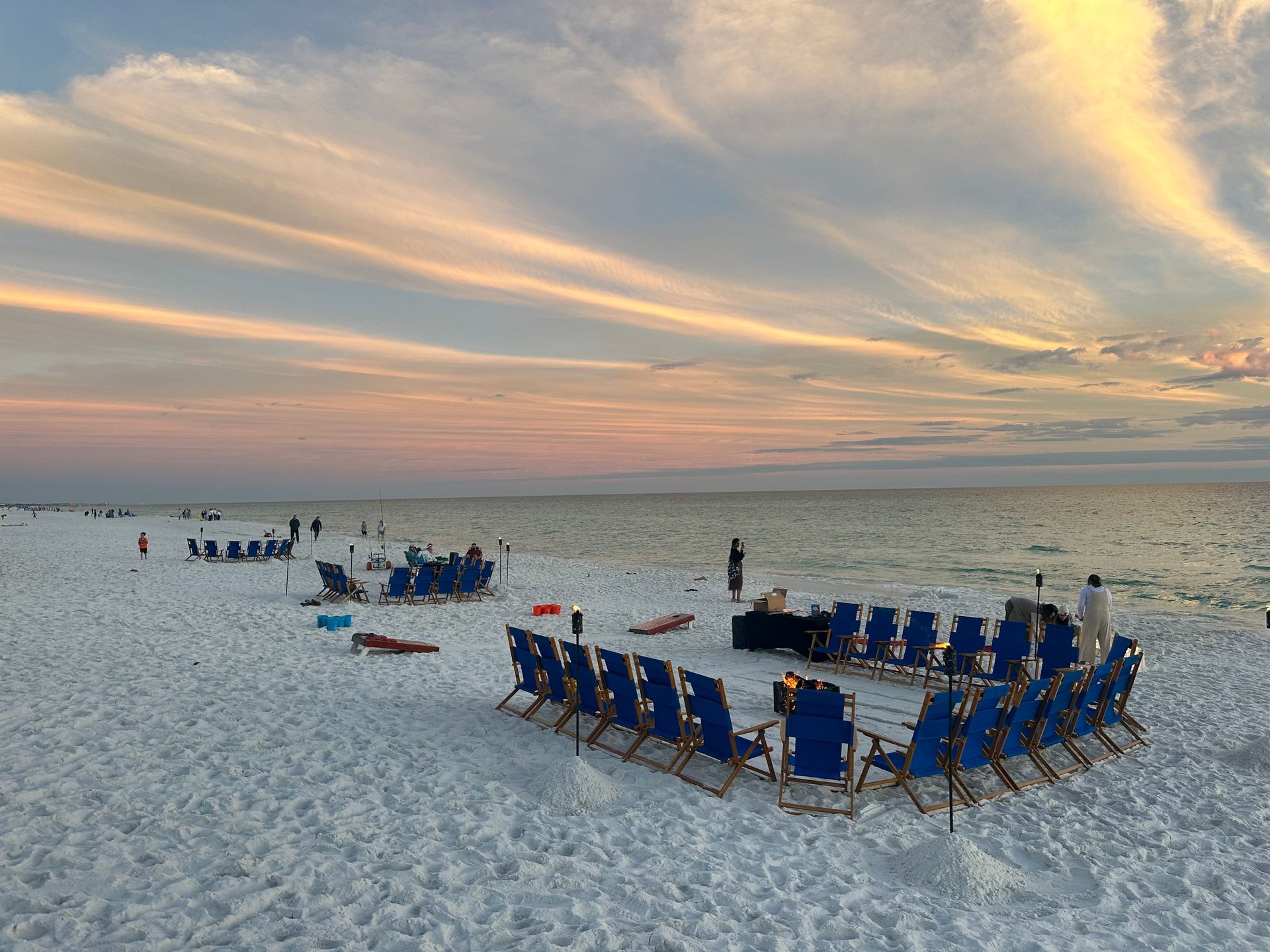Destin Beach Bonfires