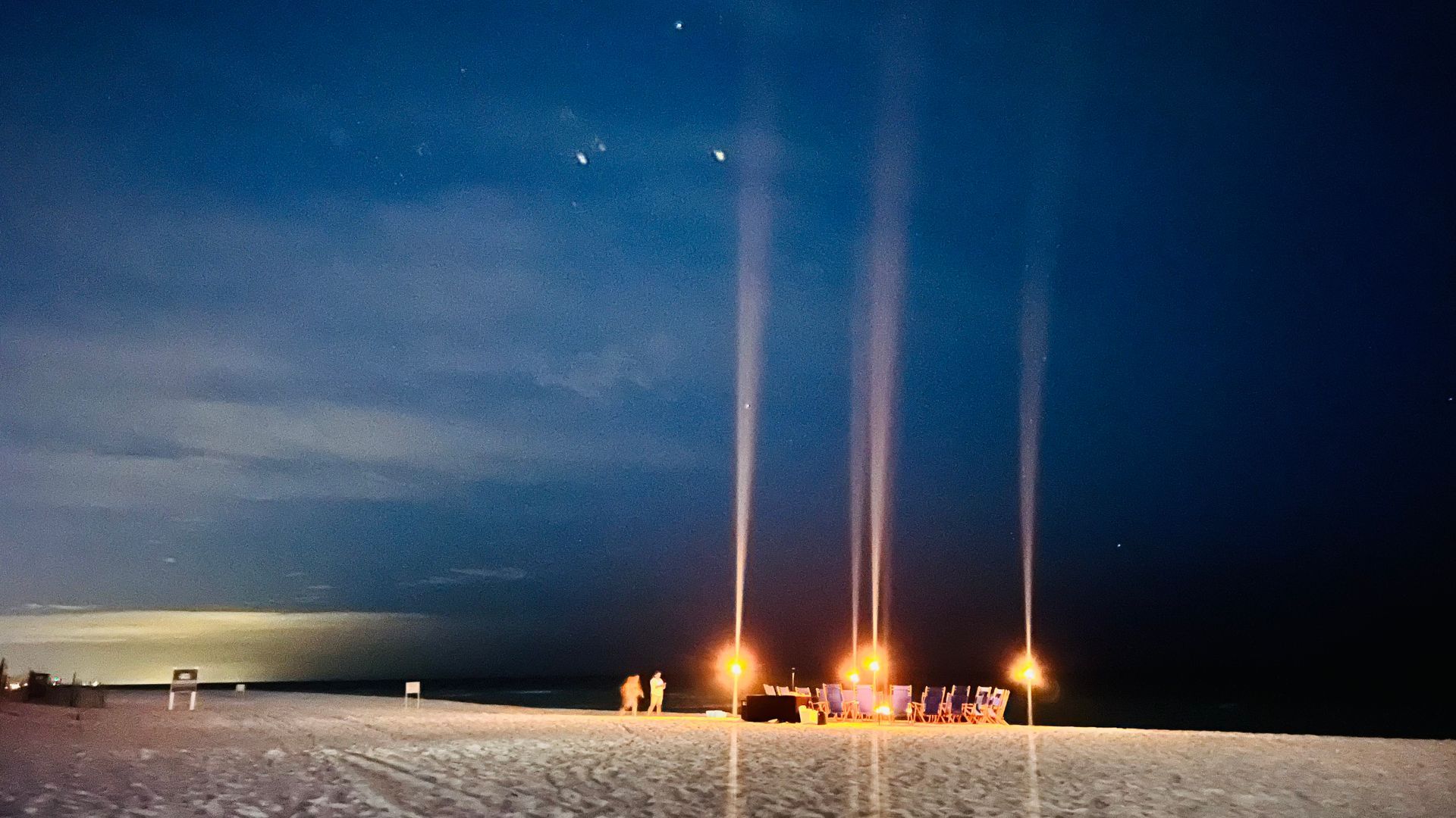 Destin Beach Bonfires