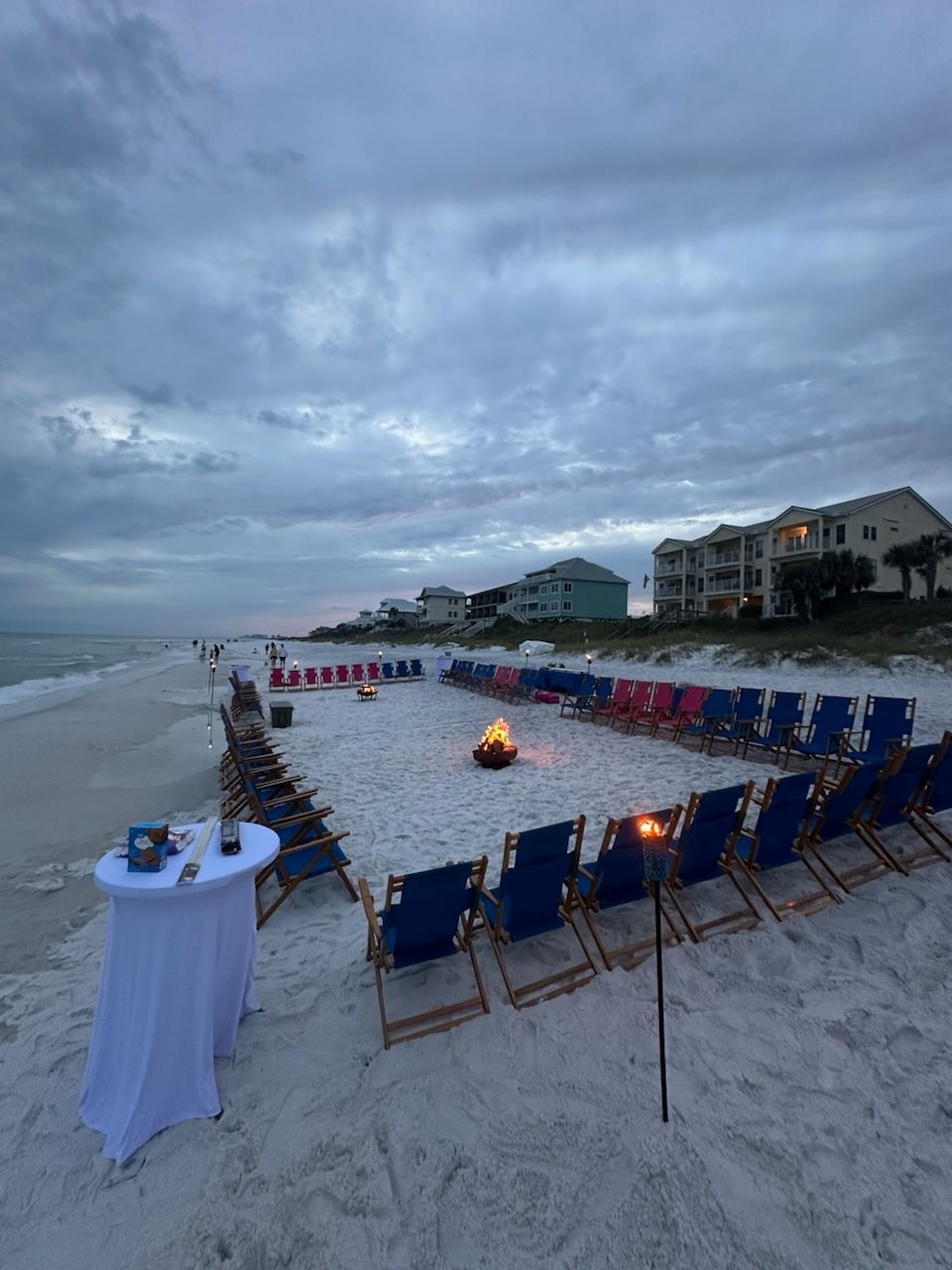 Destin Beach Bonfires