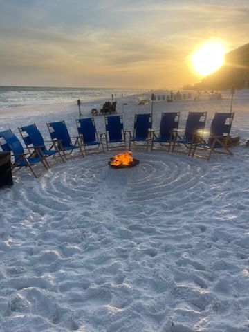 Destin Beach Bonfires