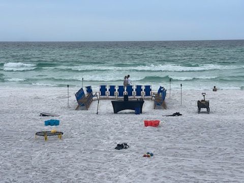 Destin Beach Bonfires