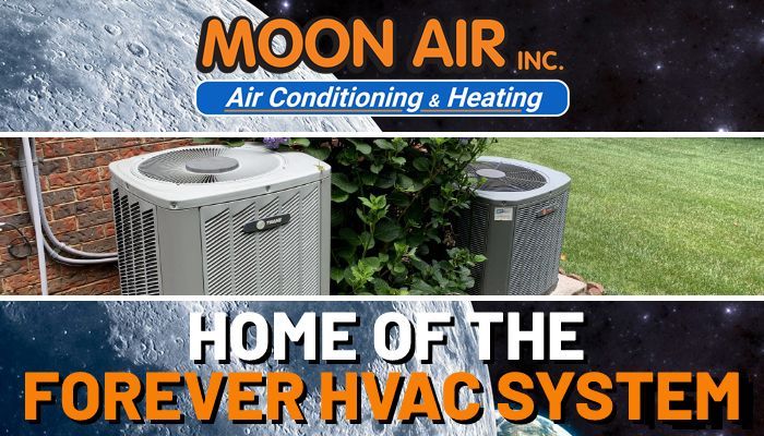 An Ad for Moon Air Inc. Air Conditioning and Heating - Elkton, MD - Moon Air