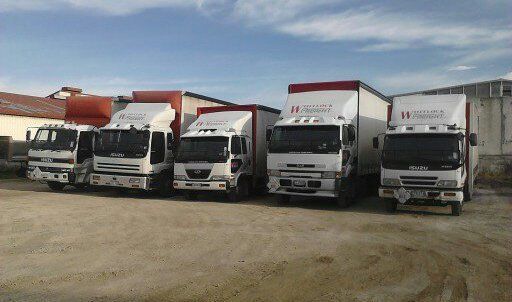 Trucks used for road transport services in Wanganui