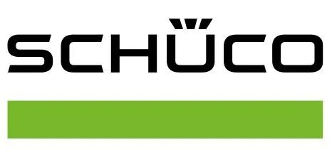 Un logo nero e verde per un'azienda chiamata Schuco.