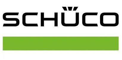 Un logo nero e verde per un'azienda chiamata Schuco.