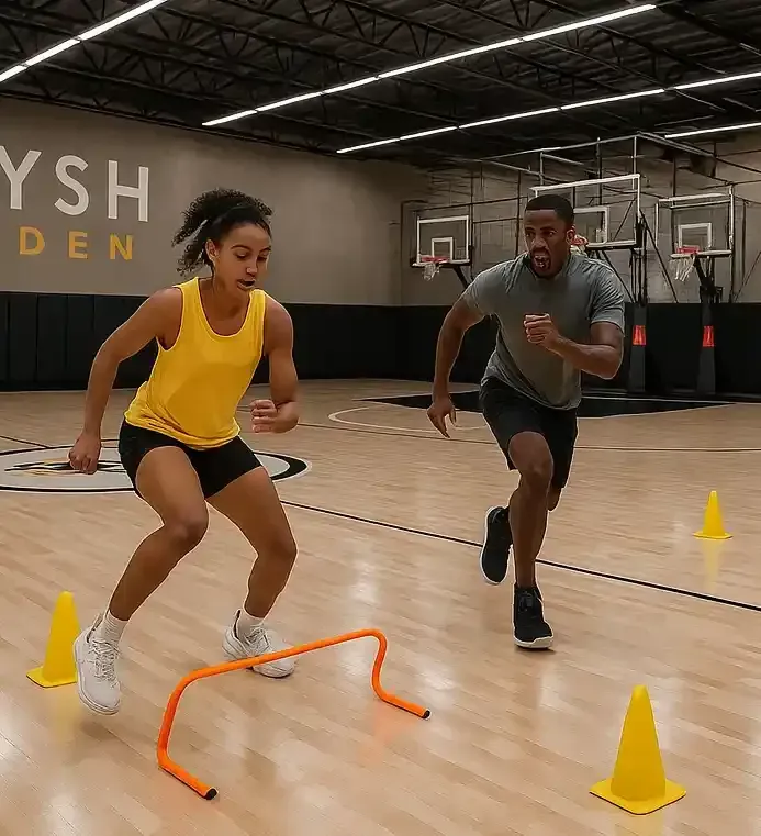 Basketball speed agility training