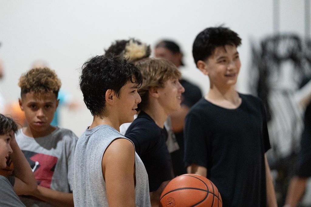 Players on the court during a private rental at Swysh Den
