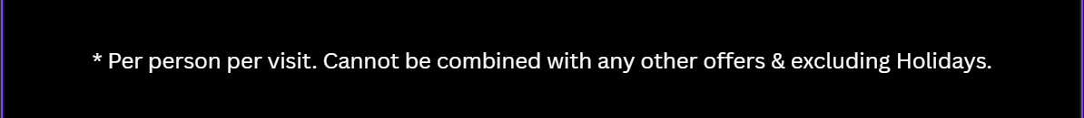 A black background with a purple border and white text on it.
