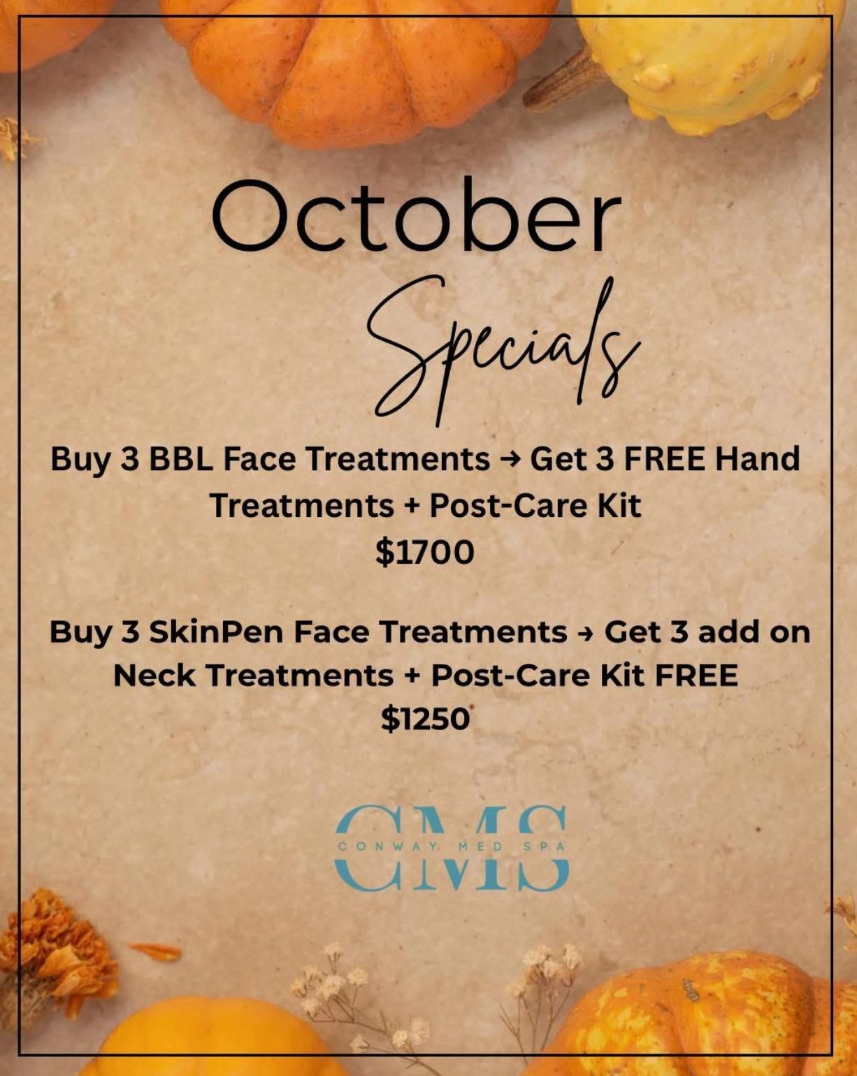 A med spa monthly special